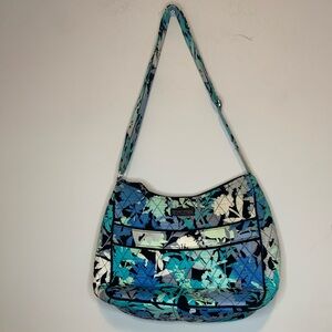 Bradley Vera Camofloral crossbody Bag Blue Black Zip